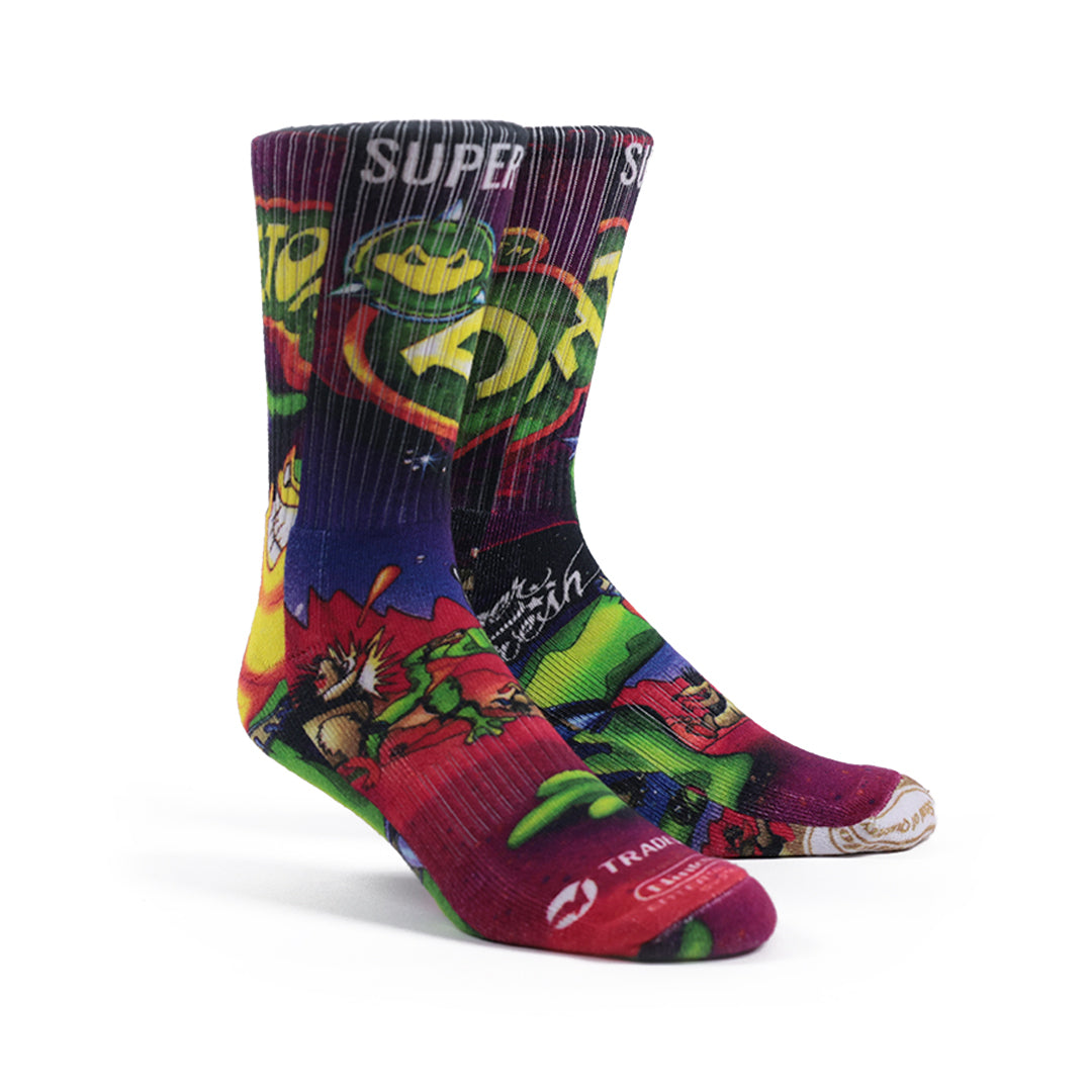 Battle Toads Cover Socks