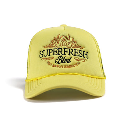 Yellow BLVD Trucker Snap