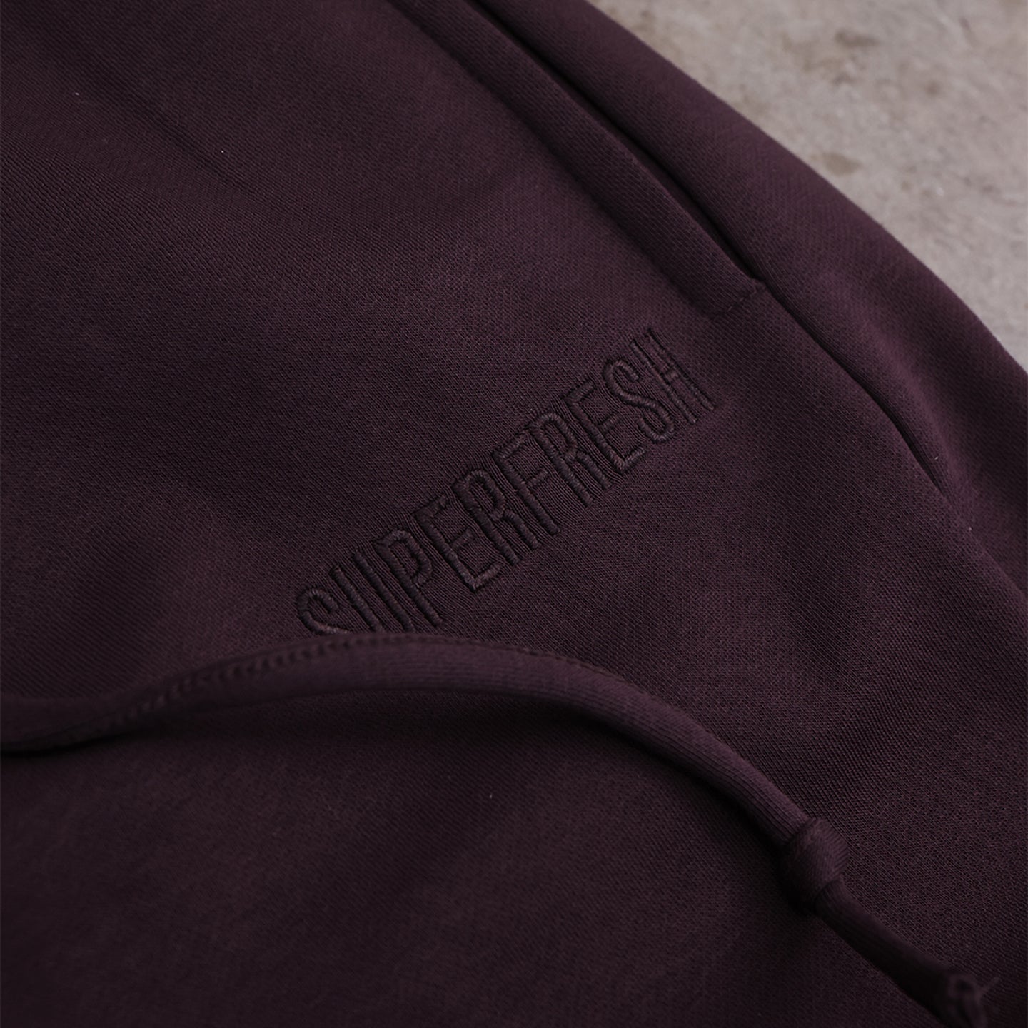 Snap Buttons Sweatpants (Chocolate Brown)