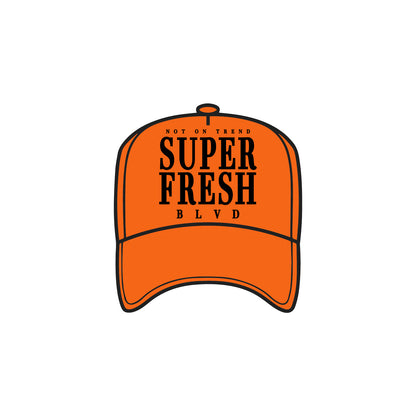 Orange BLVD Trucker Snap