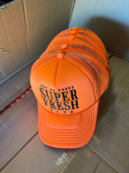 Orange BLVD Trucker Snap