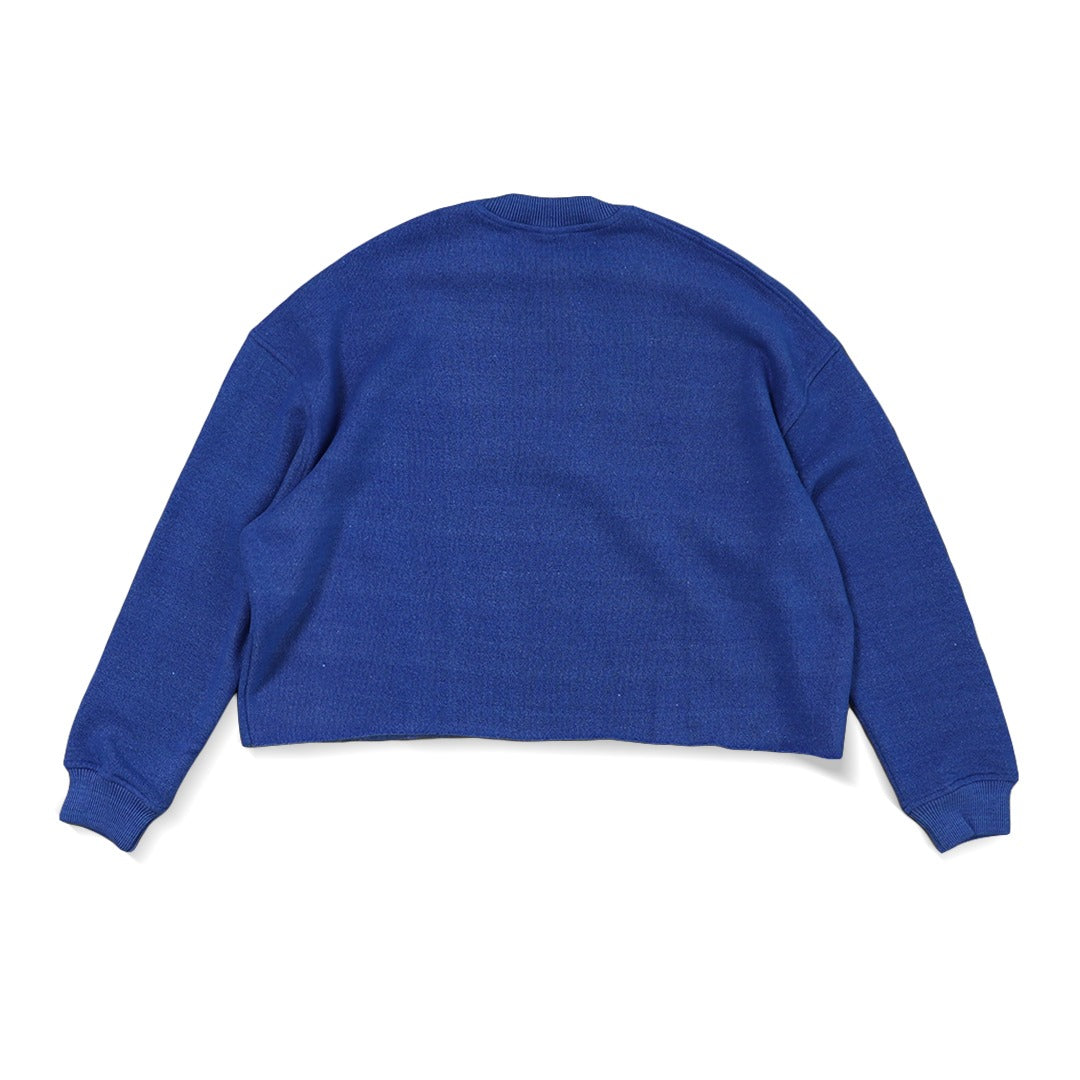 Raw Edges Crewneck Sweatshirts (Royal)