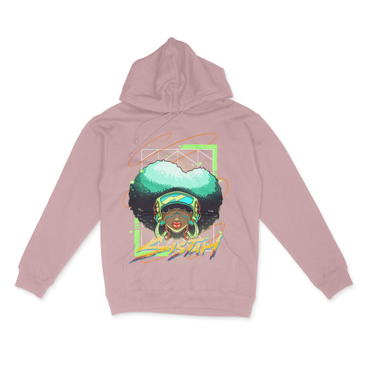 Sistah Afro Cyberpunk 8 Hoodie